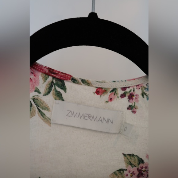 Zimmermann Honour Corset Mini Dress in Linen - Picture 6 of 10